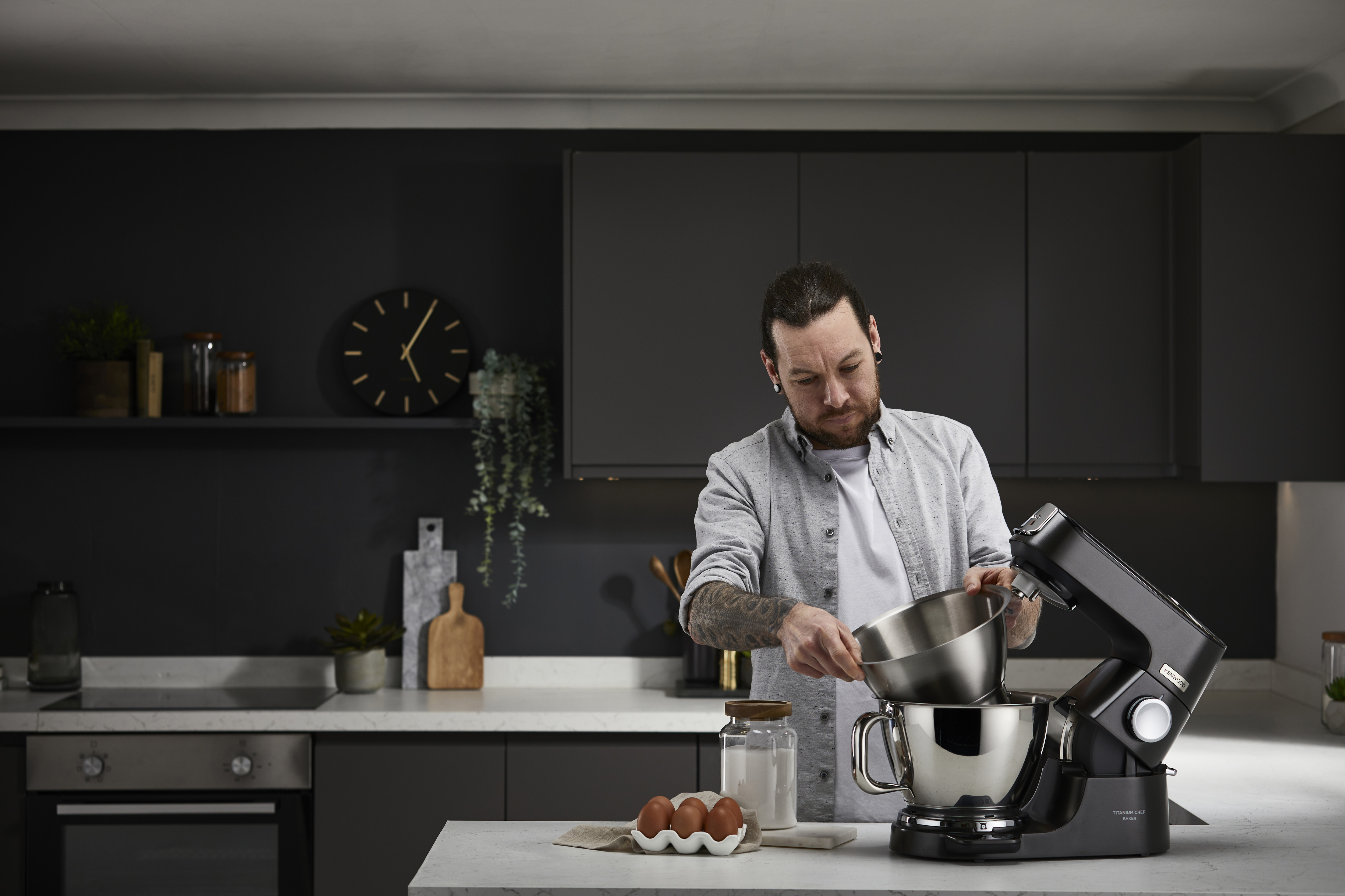 Robot Pâtissier KENWOOD Titanium BAKER Chef avec 2 bols